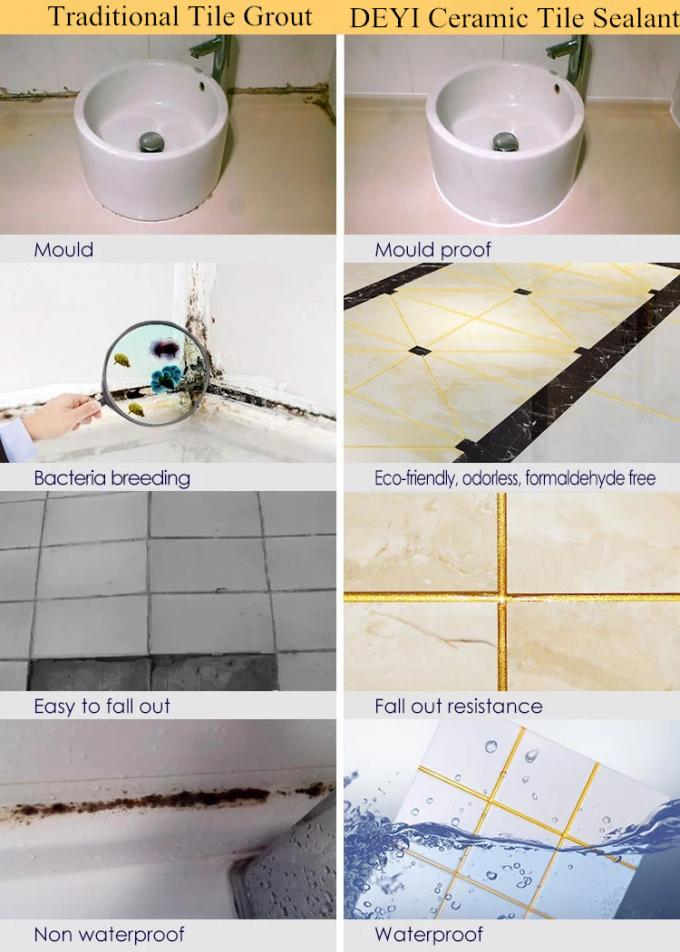 Anti Slip Epoxy Grout Tile Sealant For Ceramic Floor Tile Gap In Indoor Bathroom 2