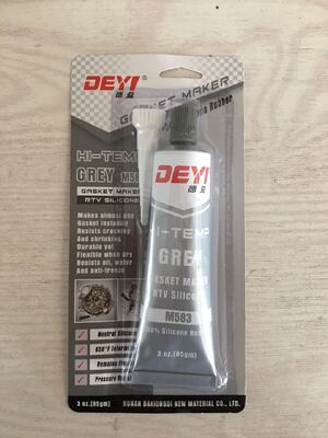 DEYI M583 Heavy-Duty Gasket Maker - High Temp Silver RTV Silicone Sealant for Auto & Industrial Engines