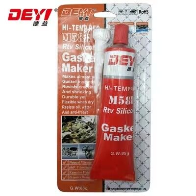 Red RTV High Temperature Silicone Gasket Maker | Flange Sealant for Auto & Industrial