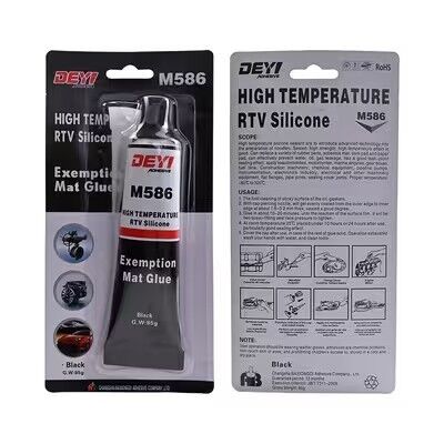 Black RTV Silicone Sealant Adhesive Gasket Maker High Temp For Industrial Equipment