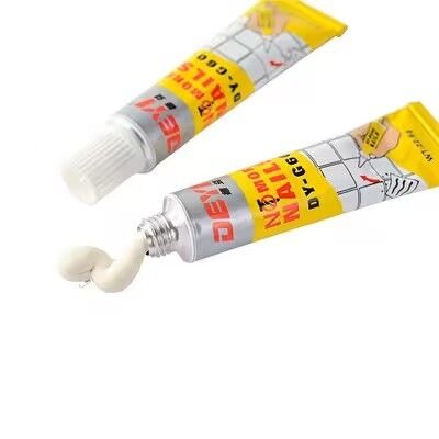 White Nail Free Sealant Multipurpose Liquid Glue High Strength For Towel Hook