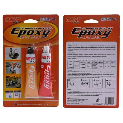 30 Minutes Fast Curing Epoxy Adhesive AB Glue For Metal And Durable 12 Months Shelf Life