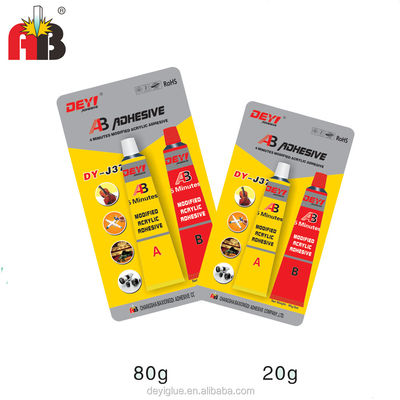 Thick Liquid MF C4H6O2 Acrylic AB Glue For Excellent Adhesion And Chemical Resistance
