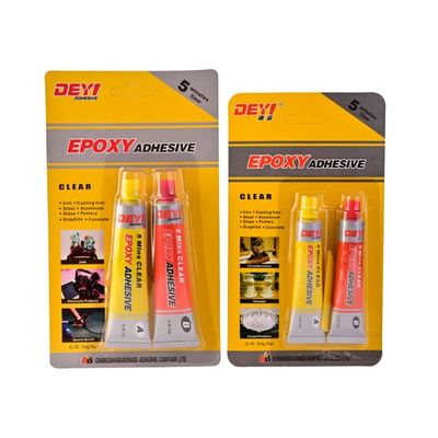 Fast Curing Syringe Clear Resin Epoxy AB Glue For Ceramic And Wood Toy