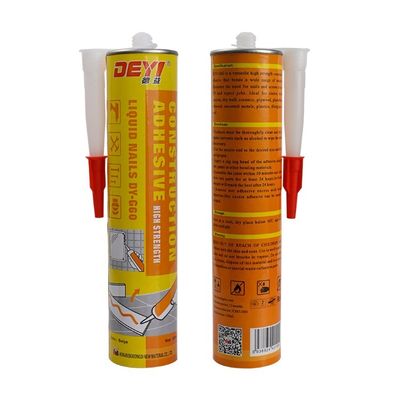 Kitchen And Bathroom Metal Adhesive SBS Household Nail Free Glue For Strong Bonding