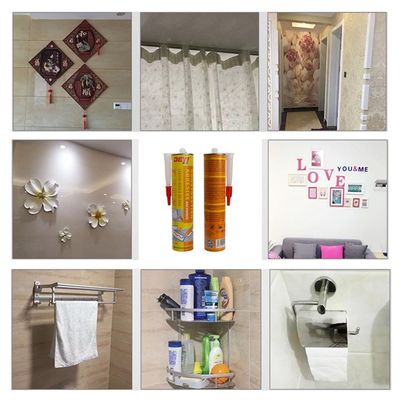 Kitchen And Bathroom Metal Adhesive SBS Household Nail Free Glue For Strong Bonding