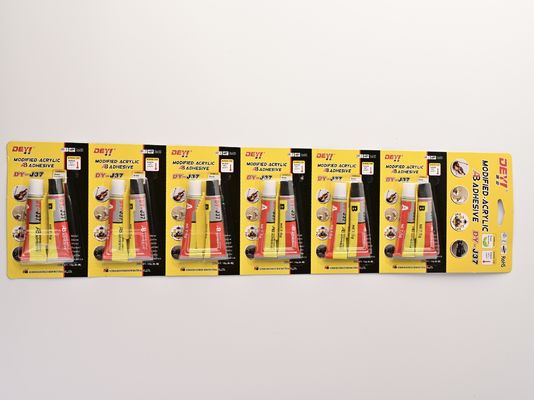 Super Modified Acrylic Adhesive For Auto Parts Light Green A And Light Red B
