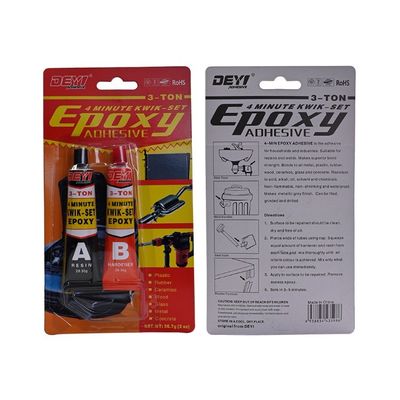 Top- Quick-set 4 Minute Ab Bonding Epoxy Steel Glue/Epoxy Adhesive Milky White
