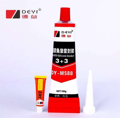 Black Paste In Tube RTV Silicone Gasket Maker For Meter Silicone Sealant Adhesive