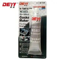 Black Paste In Tube RTV Silicone Gasket Maker For Meter Silicone Sealant Adhesive