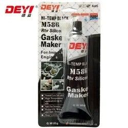 Black Paste In Tube RTV Silicone Gasket Maker For Meter Silicone Sealant Adhesive