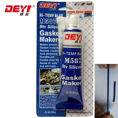 Black Paste In Tube RTV Silicone Gasket Maker For Meter Silicone Sealant Adhesive