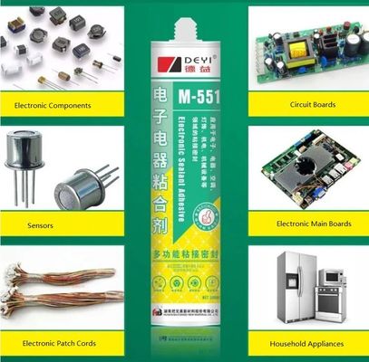 Black And Clear PVC Electronic Sealant Adhesive Professional Grade