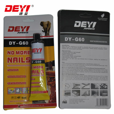 Wood Cement Neoprene Ceramic Tile Nail Free Adhesive Waterproof