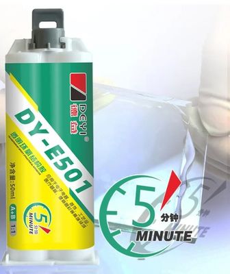 High Heat Resistance Clear Epoxy Resin Adhesive 5 min Fast Curing Time for Industrial