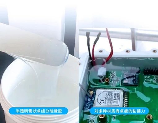 Silicone Adhesive Glue For Rubber Shore A 30-5 Resistant To Harsh Environments