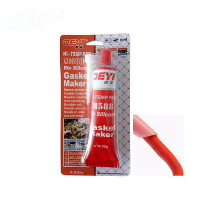 Red RTV Silicone Gasket Maker Sealant with 320℃ Temperature Resistance and Acetoxy Neutral Curing for Multi-Application