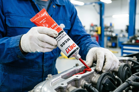 Industrial Grade M588 High Temperature Neutral RTV Gasket Maker Red Sealant for Effective and Durable Sealing Applications