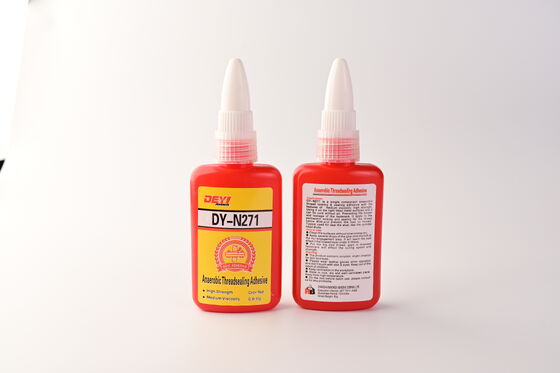 Threadlocker Adhesive Red High Strength Anaerobic Screw Glue Ideal for Industrial Mechanical Fastening and Assembly Tasks