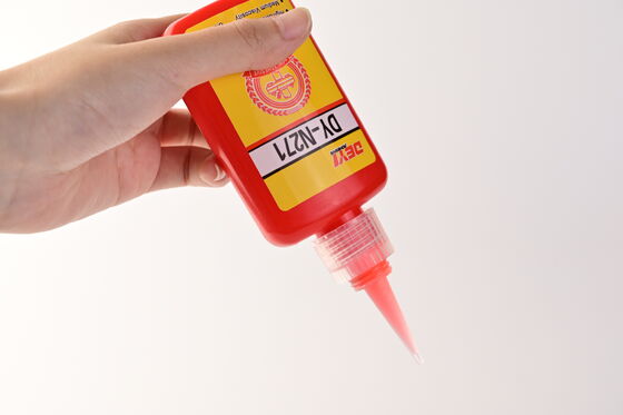 Threadlocker Adhesive Red High Strength Anaerobic Screw Glue Ideal for Industrial Mechanical Fastening and Assembly Tasks
