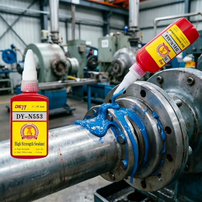 DEYI DY-N553 Professional Grade Anaerobic Adhesive - Bonds Metal, Resists Vibration, Ideal for Fire-fighting & Water Supply Pipes