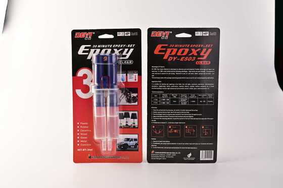 High-Strength Industrial Epoxy Glue: Chemical & Oil Resistant, Non-Toxic AB Adhesive