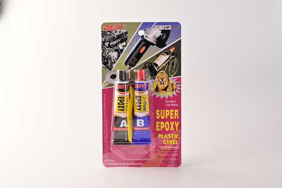 30-Min Fast Curing Epoxy Resin Glue for Light & Dark Materials, Waterproof & Heat Resistant