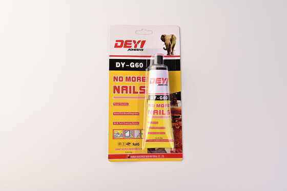 Flexible & Waterproof Construction Adhesive – DEYI DY-G60 Strong Bonding No More Nails Glue for Mirrors & Wall Panels