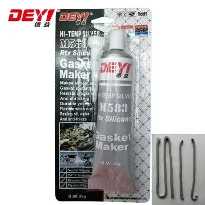 DEYI M583 RTV Silicone Gasket Maker | High Temp Silver Adhesive for Industrial & Auto Engines Manufacturer