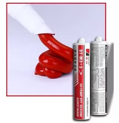 High Temp RTV Silicone Gasket Maker - Instant Cure Adhesive Sealant for Flat Flanges, Valves & Pumps
