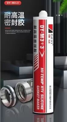 High Temp RTV Silicone Gasket Maker - Instant Cure Adhesive Sealant for Flat Flanges, Valves & Pumps