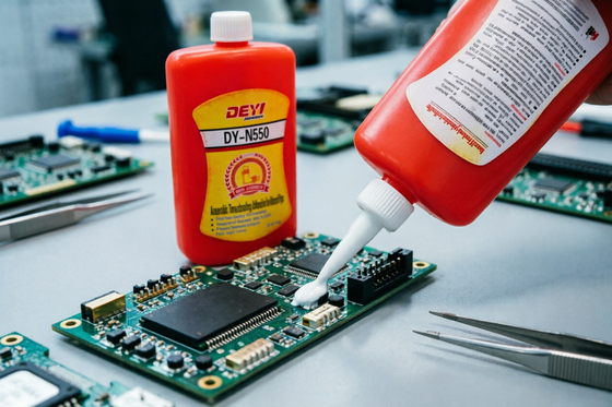 DEYI DY-N550 High Temp & Oil Resistant Pipe Thread Sealant | Anaerobic Gasket Replacement Glue Manufacturer