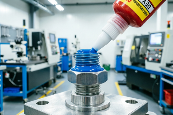 DEYI DY-N242 Anti-Vibration Threadlocker - Medium Strength Blue Anaerobic Bolt Glue for M6-M36