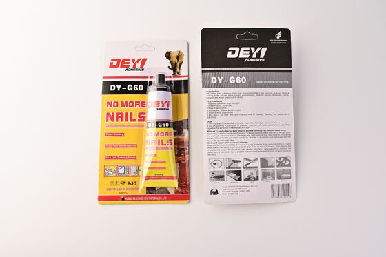 White Mounting Adhesive G60 Nail-Free Construction Glue for Wood Ceramic Metal