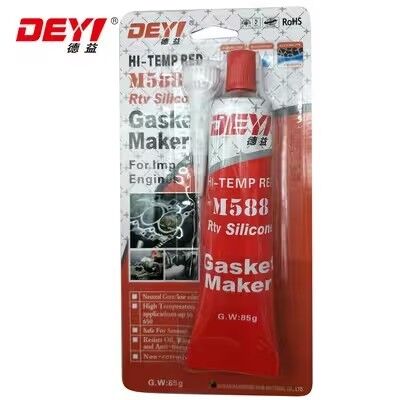 Red RTV High Temperature Silicone Gasket Maker | Flange Sealant for Auto & Industrial