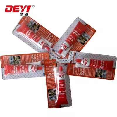 Red RTV High Temperature Silicone Gasket Maker | Flange Sealant for Auto & Industrial