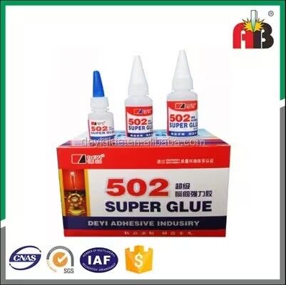 Clear 502 Super Glue Instant Adhesive Strong Bonding Cyanoacrylate Glue For Metal Plastic Wood