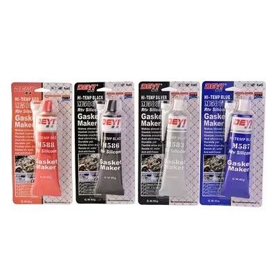 Black RTV Silicone Sealant Adhesive Gasket Maker High Temp For Industrial Equipment