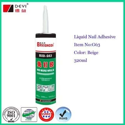 Waterproof Neoprene Nail Free Adhesive High Strength Glue For Ceramic Tile Wood