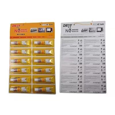 White Nail Free Sealant Multipurpose Liquid Glue High Strength For Towel Hook