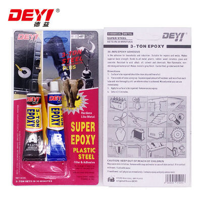 30-Min Fast Curing Black And White Epoxy AB Glue Acid And Alkali Resistant Resin Adhesive For Chemical Industry