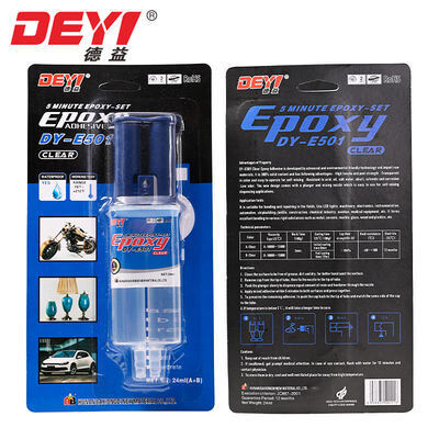 5-Min Fast Curing Clear Injectable Epoxy AB Glue High Strength Waterproof Resin Adhesive For LED Lights Repair