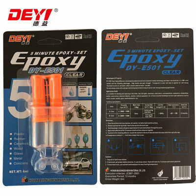 5-Min Curing Crystal Clear Epoxy Resin Adhesive High Strength Fast Curing For Metal Industrial Repair And Precision Assembly