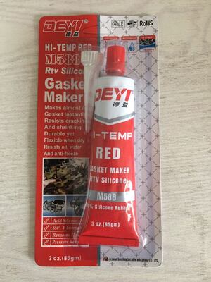 Industrial Grade M588 High Temperature Neutral RTV Gasket Maker Red Sealant for Effective and Durable Sealing Applications