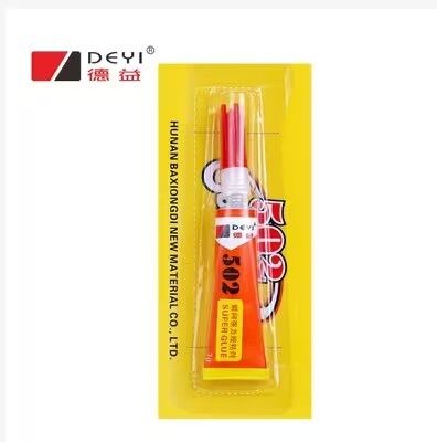 Fast Drying Red Blue 502 Super Glue Strong Bonding Instant Adhesive Hardware Repair Glue